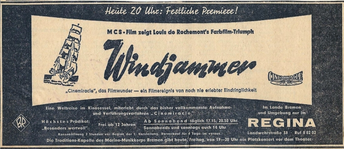 windjammer-werbung 1960